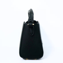 Load image into Gallery viewer, Black V- Accent Satchel Bag | ALPHONSINA