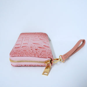 Pink Crocodile Wallet | ALPHONSINA