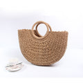 Woven Straw Satchel Bag | ALPHONSINA