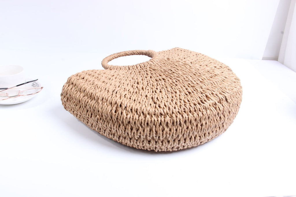 Woven Straw Satchel Bag | ALPHONSINA