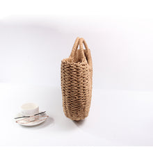Load image into Gallery viewer, Woven Straw Satchel Bag | ALPHONSINA