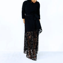 Load image into Gallery viewer, Black Lace Skirt | ALPHONSINA