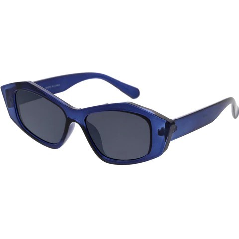 Blue Retro  Geometric Sunglasses | ALPHONSINA