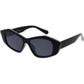 Black Retro  Geometric Sunglasses | ALPHONSINA