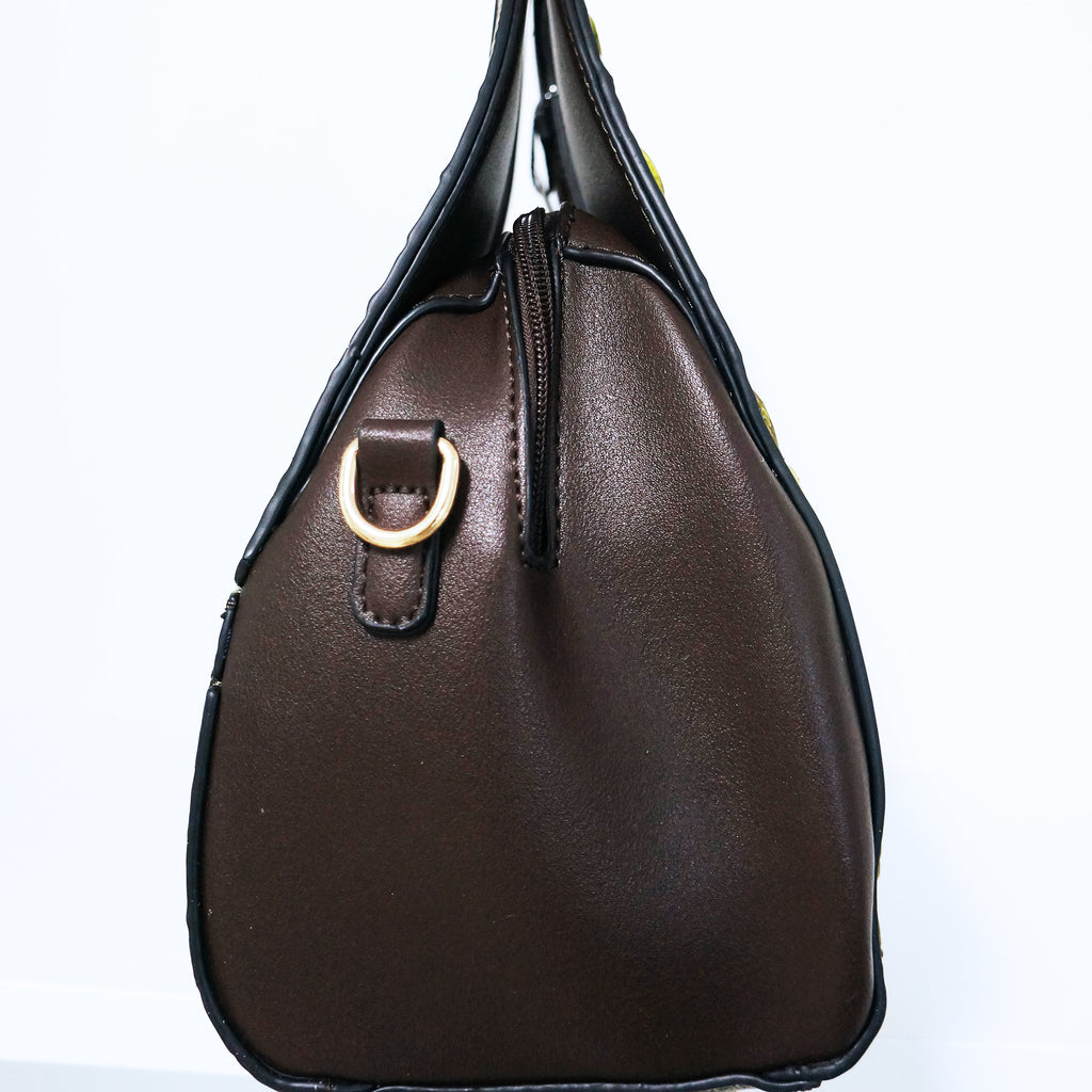 Green Crocodile Satchel Bag | ALPHONSINA