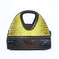 Green Crocodile Satchel Bag | ALPHONSINA