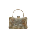 Gold Stoned Accent Evening Bag | ALPHONSINA