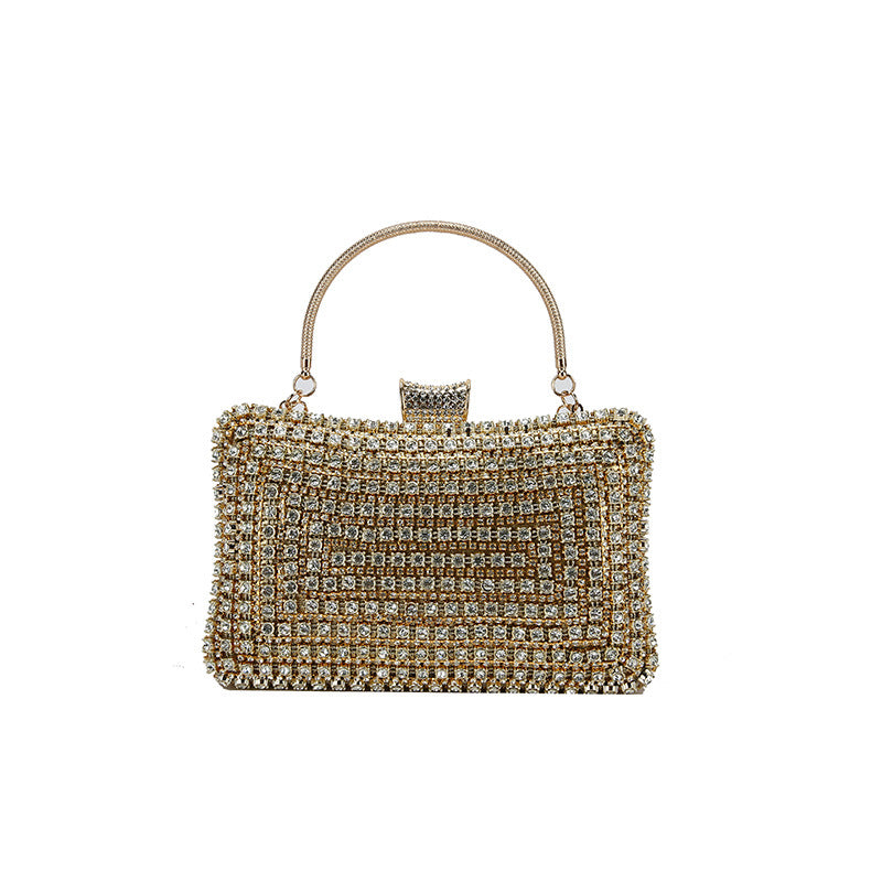 Gold Stoned Accent Evening Bag | ALPHONSINA