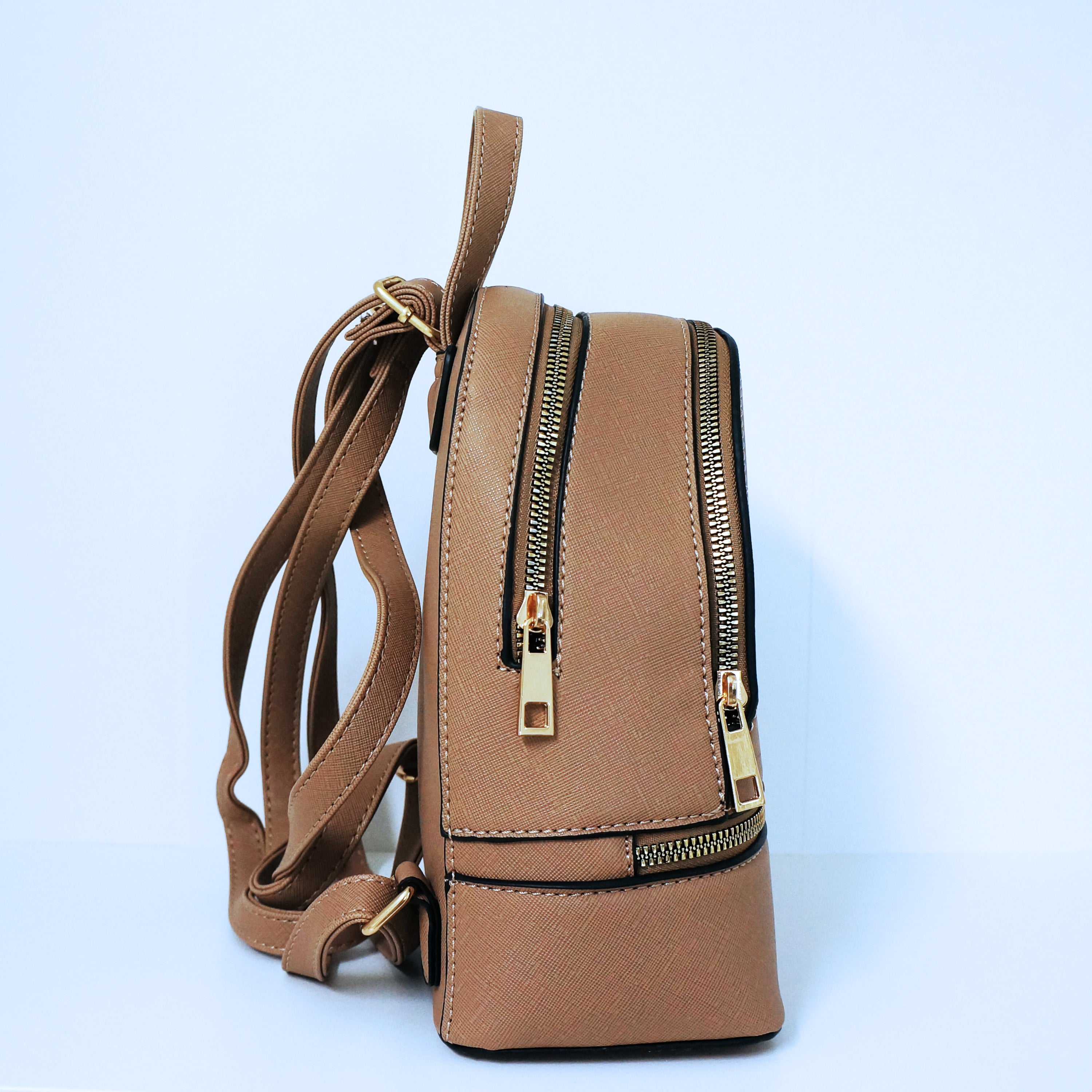 Tan Mini Bag Pack  | ALPHONSINA