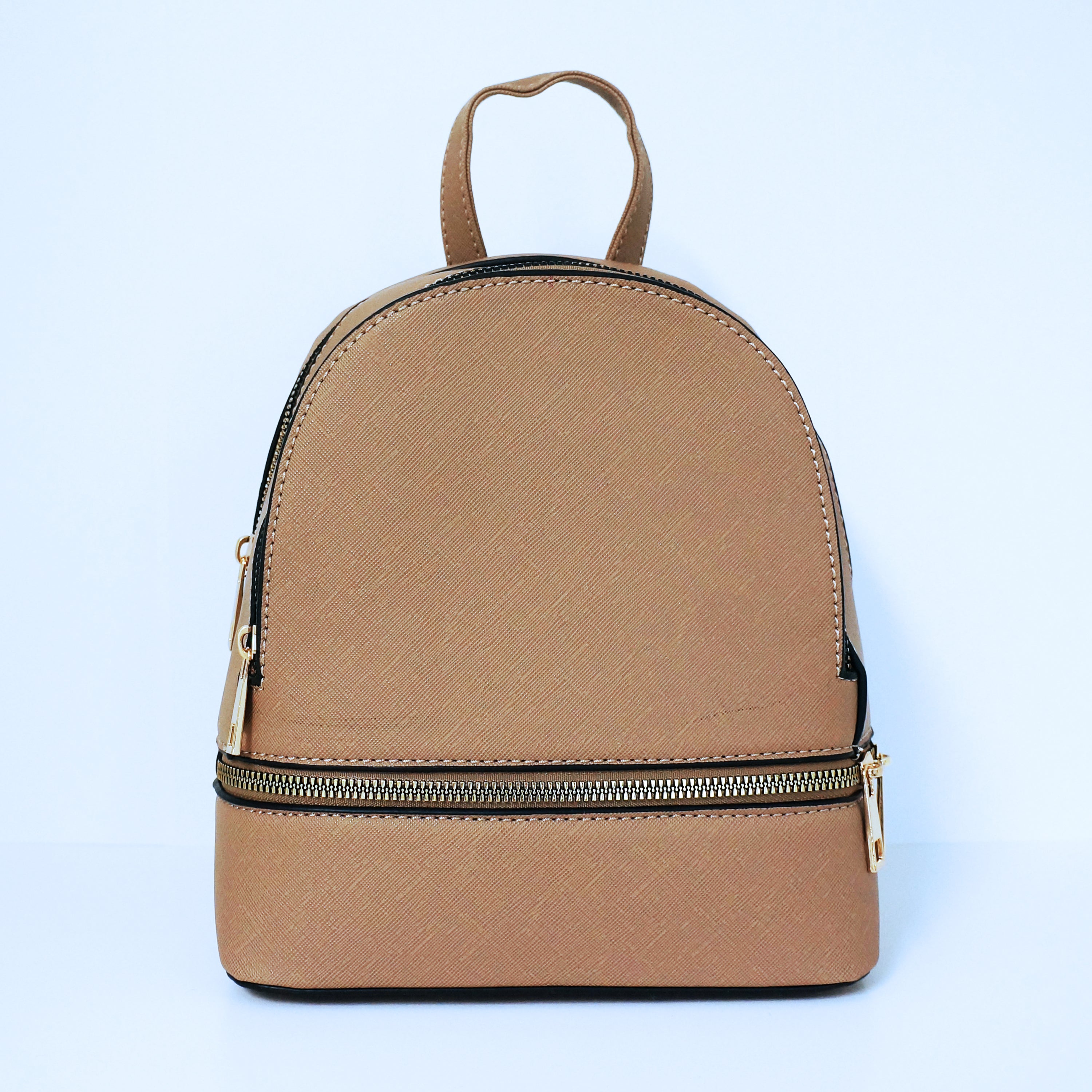 Tan Mini Bag Pack  | ALPHONSINA