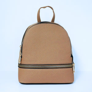 Tan Mini Bag Pack  | ALPHONSINA