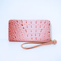 Pink Crocodile Wallet | ALPHONSINA